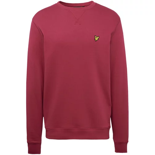 Lyle & Scott Sweater majica žuta / burgund / crna