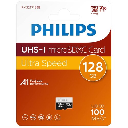 Philips Memorijska kartica Micro SD 128GB V30 ULTRA SPEED (FM32TF128B/93) Cene