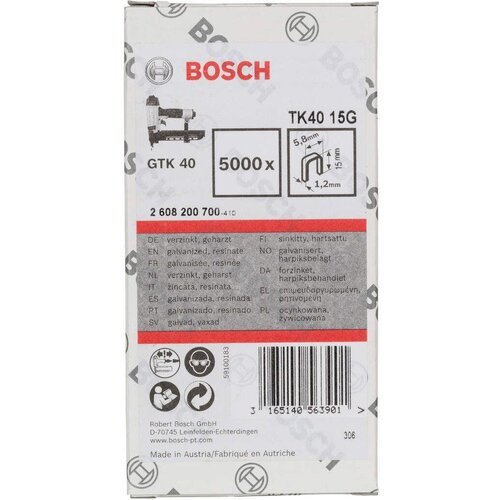 Bosch Spajalica TK40 15G 1,2 mm, 15 mm, pocinkovana ( 2608200700 ) Cene