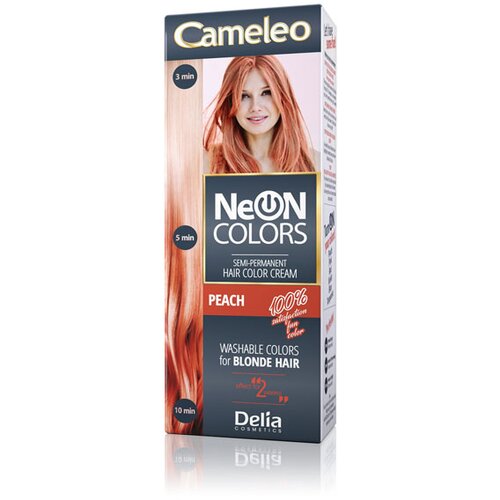 Delia CAMELEO - NEON COLORS Polutrajna farba za kosu - breskva 60ml Cene