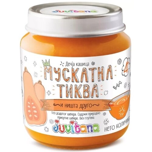 Juvitana kašica muskatna tikva 128g Cene