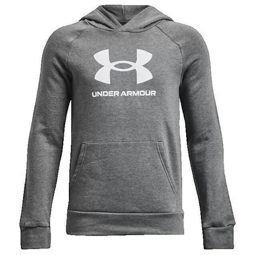 Under Armour Puloverji Sweat-Shirt Ua Rival En Polaire Avec Grand Logo Siva