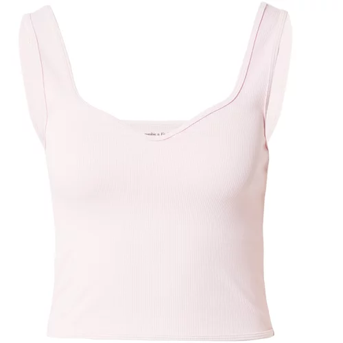 Abercrombie & Fitch Top pastelno roza