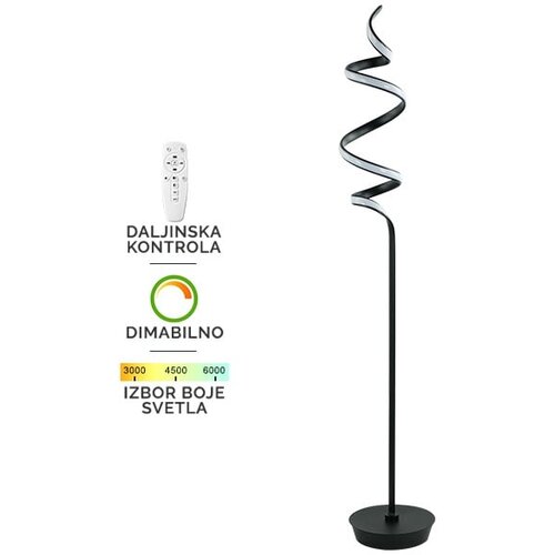 Forma LED podna lampa F2027-48F BK Cene