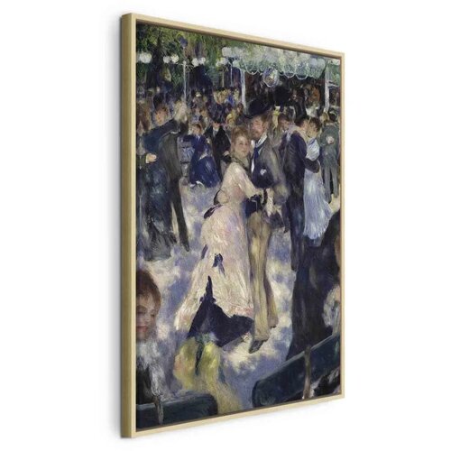  Slika - Pierre-Auguste Renoir – Le Moulin de la Galette detail of the dancers 40x60 U prirodnom drvenom okviru Cene