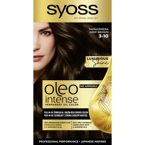 Syoss Oleo Intense farba za kosu 3.10 deep brown Slike