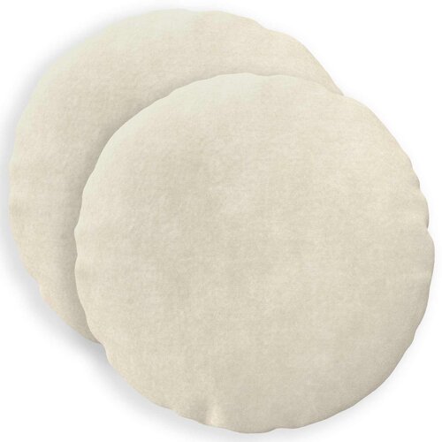  Presvlaka za jastuk 2 pcs HEERLEN Krem &amp;Oslash; 60 cm Mikrofibra Flis Slike