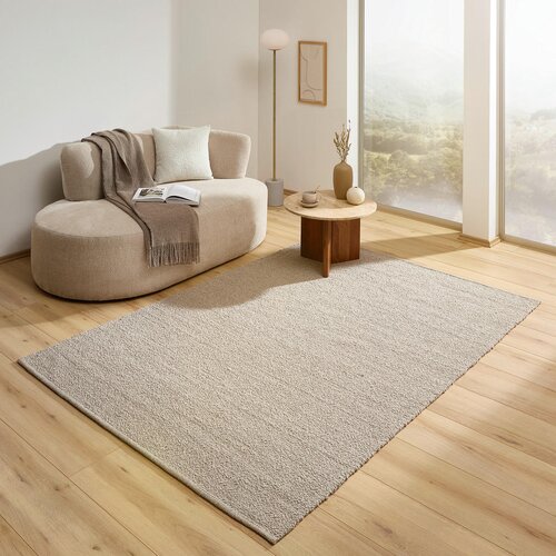 Linea Natura ROČNO TKANA PREPROGA 160/230 cm tkano rjavosiva Slike