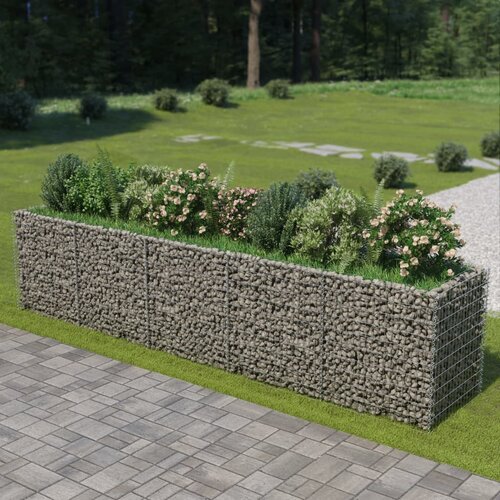  Gabionska sadilica od pocinčanog čelika 450 x 90 x 100 cm Cijene