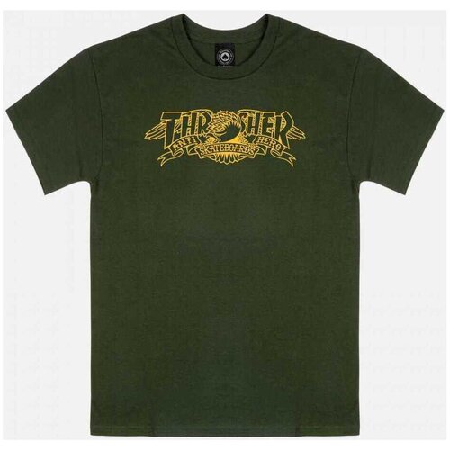 Thrasher Majice & Polo majice T-shirt mag banner Zelena Cene