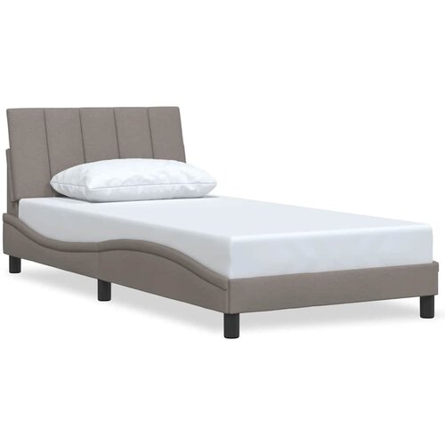 vidaXL Okvir za krevet bez madraca smeđesivi 100 x 200 cm od tkanine Cene