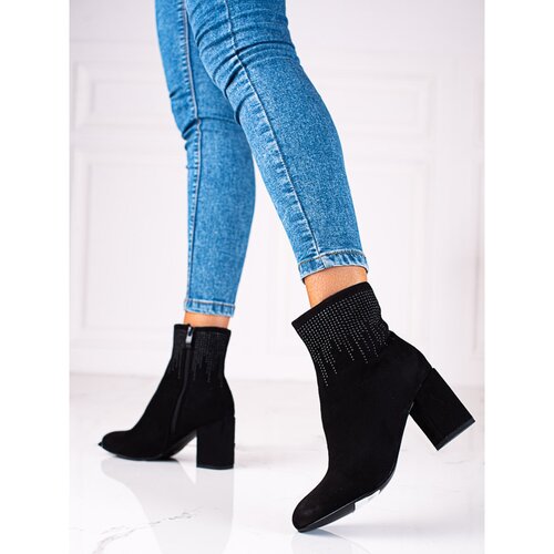 T.SOKOLSKI Women&amp;#039;s suede ankle boots on the Sokolski post Slike
