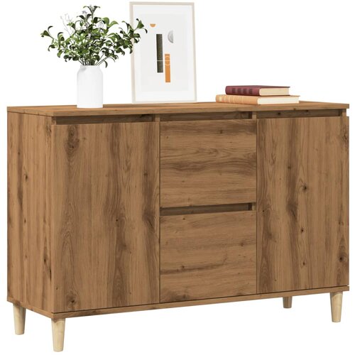 VidaXL Komoda boja hrasta artisan 102x35x70 cm konstruirano drvo Slike