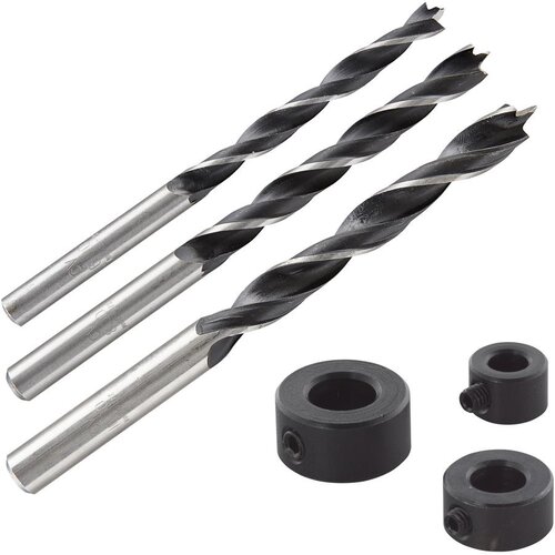 Wolfcraft 3 svedri mozničar z omejevalniki globine 6, 8, 10 mm 2730000, (21071061) Cene