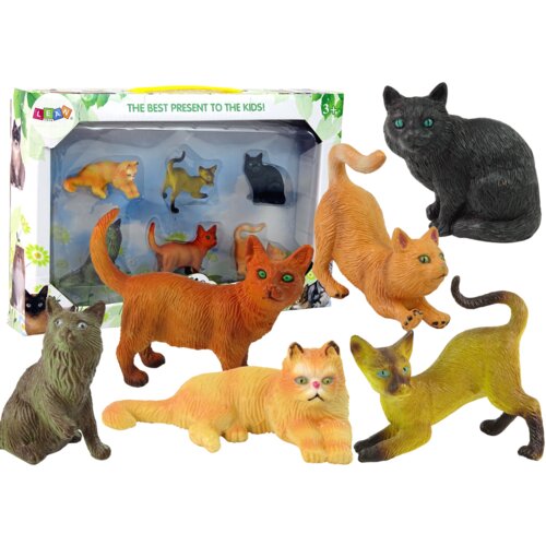  Set of 6 Figures  Domestic cats of various breeds Cijene