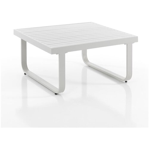Tomasucci Bijeli stolić za kavu aluminijski 80x80 cm &amp;ndash; Slike