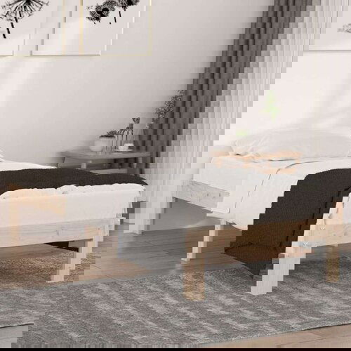  Okvir za krevet od masivnog drva 75 x 190 cm 2FT6 jednokrevetni Slike