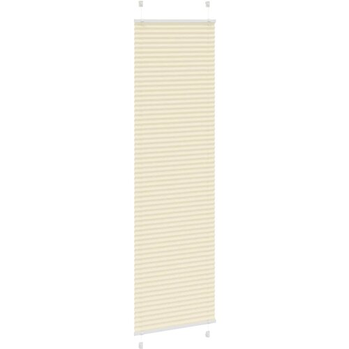  Plisirana zavjesa krem boje 55x200 cm &amp;Scaron;irina tkanine 54,4 cm Poliester Slike