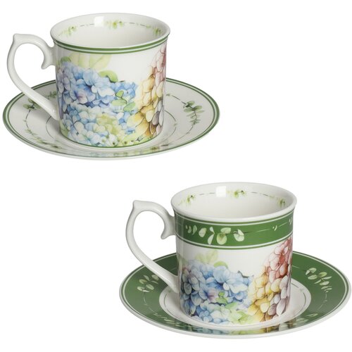 Brandani set skodelica za črno kavo Flora / 2 kos / porcelan, (21097407) Slike