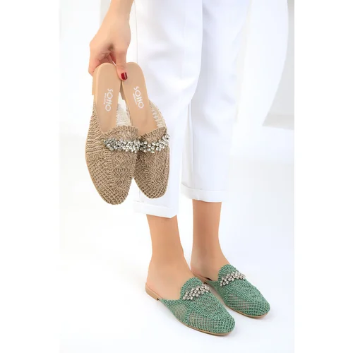 Soho Green Women's Slippers 17962