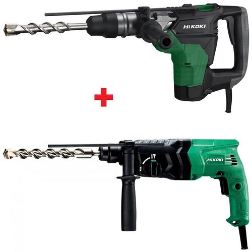 HIKOKI elektro-pneumatski čekić sds-max DH40MC + sds-plus DH24PH2 Cene