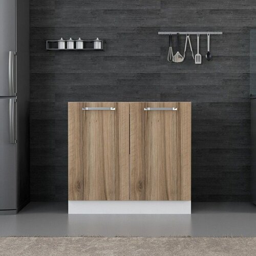Hanah home kuhinjski element Minar 4147, 90 cm, beli / dore Cene