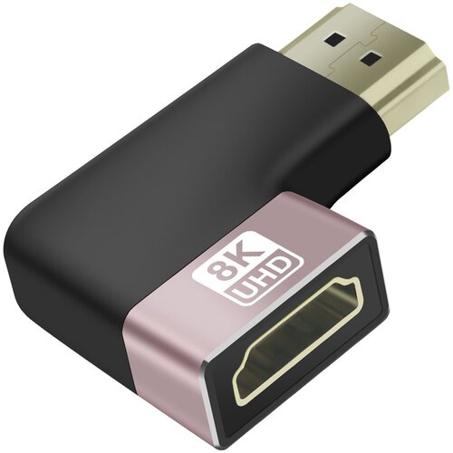 LINQ Adapter Video 8K UHD HDMI Ženski na HDMI Moški Sklonjen levo, Črna, (5000191810) Cene
