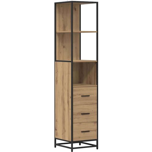 vidaXL Set namještaja za kupaonicu s ladicama 4 pcs hrast artisan Cene