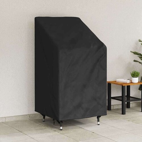 VidaXL Pokrov za vrtn stol Črna 70 x 70 x 85 / 125 cm 600D tkanina Slike