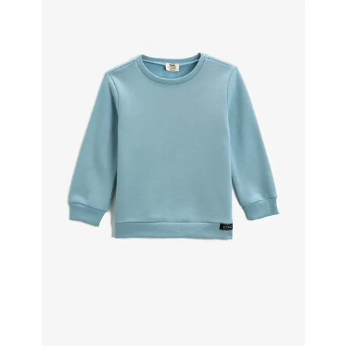 Koton Sweatshirt - Blue - Relaxed fit