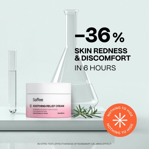 Saffee SensiDerm Soothing Relief Cream pomirjujoča krema za suho in občutljivo kožo 50 ml Slike