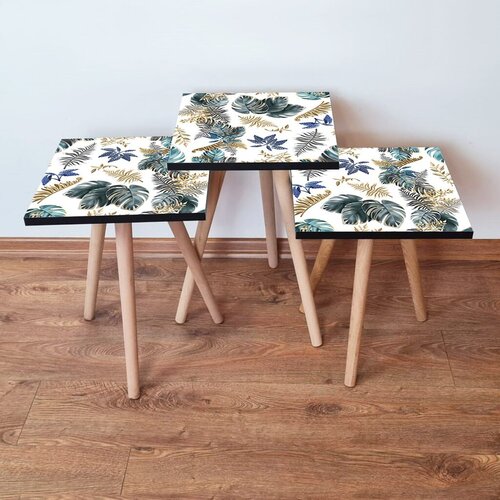 Hanah home set stolića za kafu 3Shp217, 3 dijela, šareni Cene