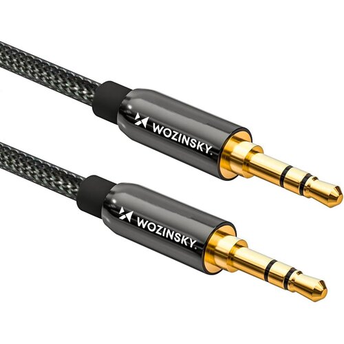 Wozinsky Univerzalni kabel AUX mini jack kabel 1,5m črn, (21090414) Cene