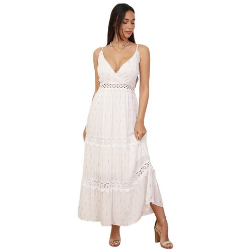 La Modeuse Dolge obleke 71553_P168250 Bela Cene