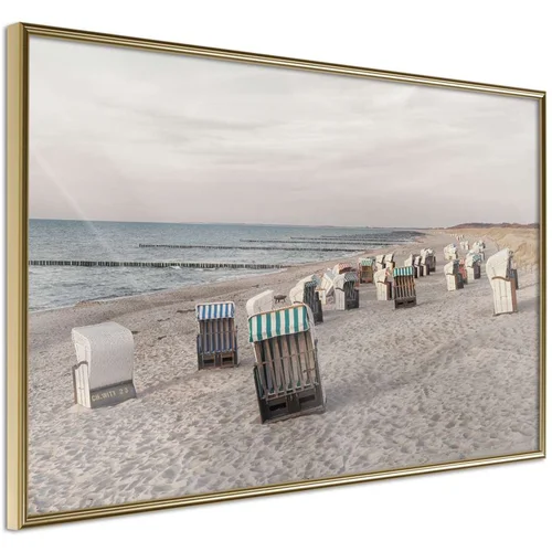  Poster - Baltic Beach Chairs 45x30