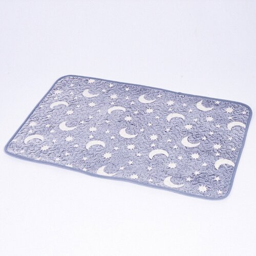 INF Glow-in-the-Dark Machine-Washable Non-Slip Absorbent Pet Pee Pad (M 60x45cm, L 70x50cm) M, (5000214807) Cene