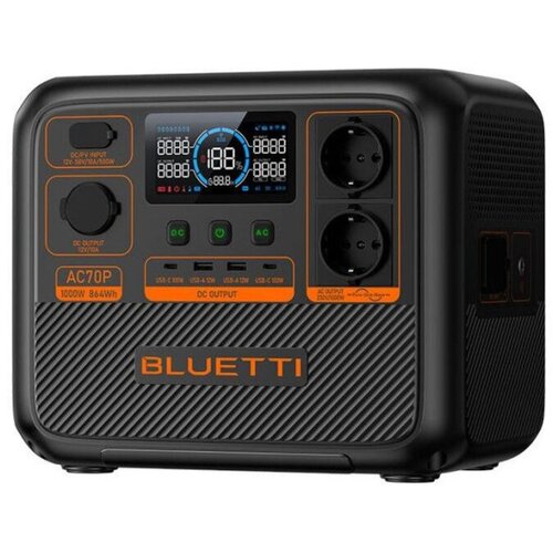 BLUETTI prijenosna energetska stanica AC70P, 1000W/864Wh Slike