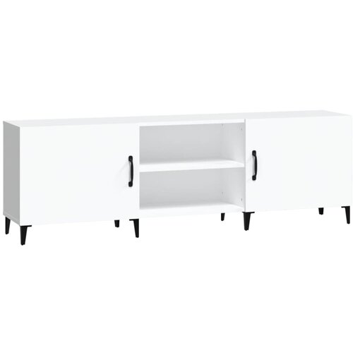 Maison Chic TV omarica - TV stojalo - Televizijska omarica bela 150x30x50 cm inženirski les, (21700208) Slike