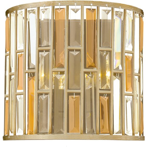 Elstead Lighting Elstead Gemma Notranja stenska svetilka z 2 lučema, srebrni list, E14, (22099029) Cene