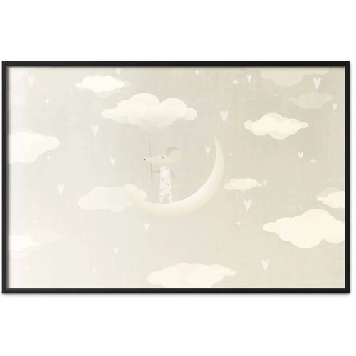  Plakat - Mouse on the Moon 60x40 Crni okvir Cene