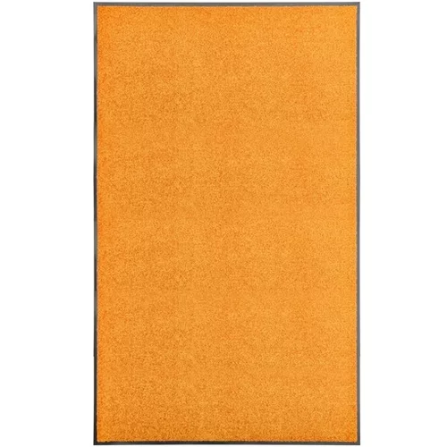  Pralni predpražnik oranžen 90x150 cm