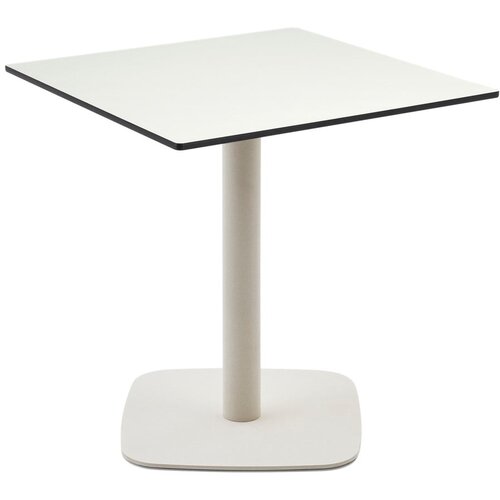 Kave Home Kovinska vrtna miza 68x68 cm Dina &amp;ndash; Slike