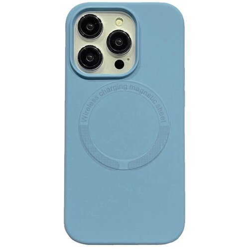 futrola leather case magsafe za iphone 13 pro (6.1) plava Slike