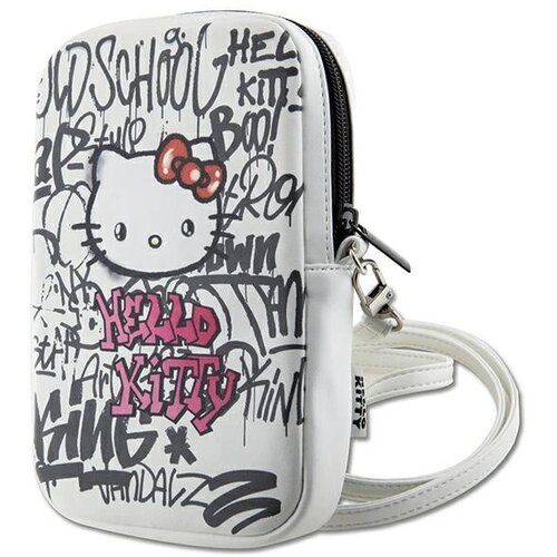 Hello Kitty GRAFFITI KITTY HEAD BAG BELA PREVLEKA ZA RAME, (21981164) Cene
