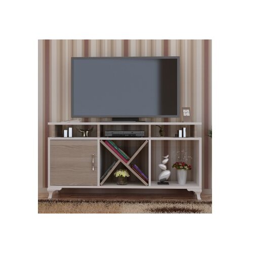Hanah home TV komoda bijela-krem boja Slike