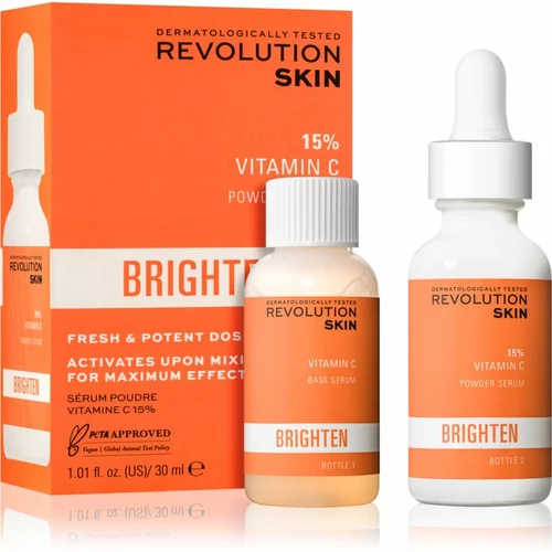 Revolution Brighten 15% VItamin C dvokomponentni serum za sjaj lica 30 ml