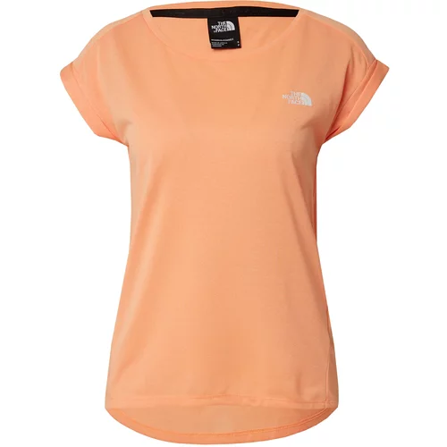 The North Face Funkcionalna majica 'Tanken' svetlo siva / oranžna
