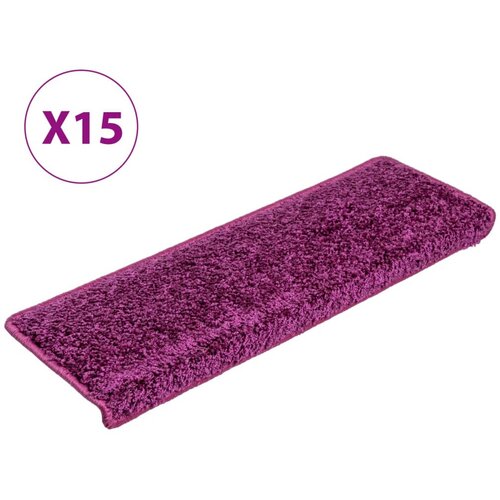 Maison Chic Preproga, Ruge za stopnice 15 kosov 65x21x4 cm vijolične, (22120832) Cene