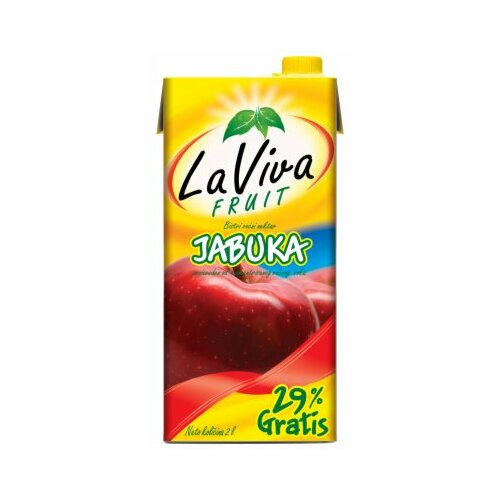 La Vita fruit jabuka sok 2L tetra brik Slike
