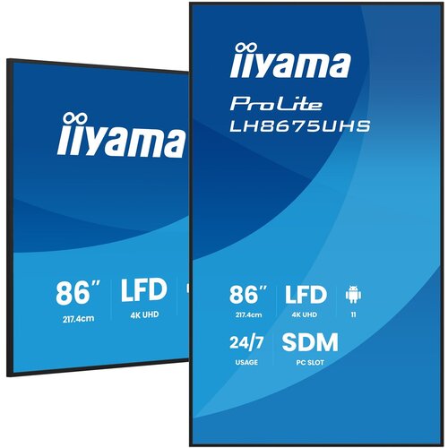 Iiyama 217cm (85,6) LH8675UHS-B2AG 16:9 3xHDMI+DP+2xUSB (Speditionsversand) Cijene